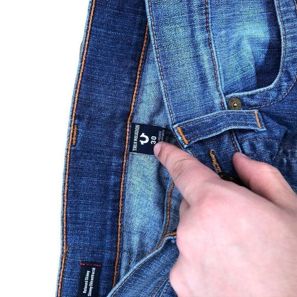 2015 True Religion Jeans Size 30 ROCCO Blue - Picture 7 of 10
